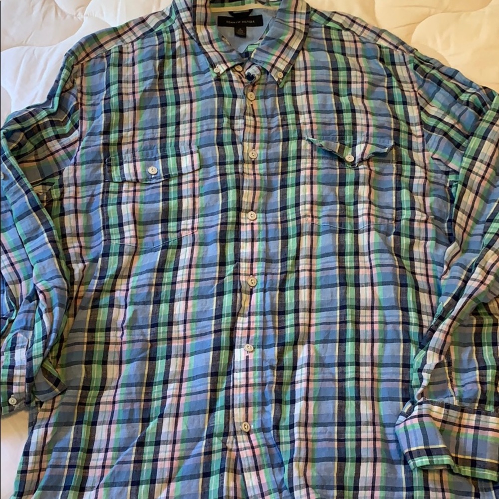 Linen button down - Picture 2 of 4